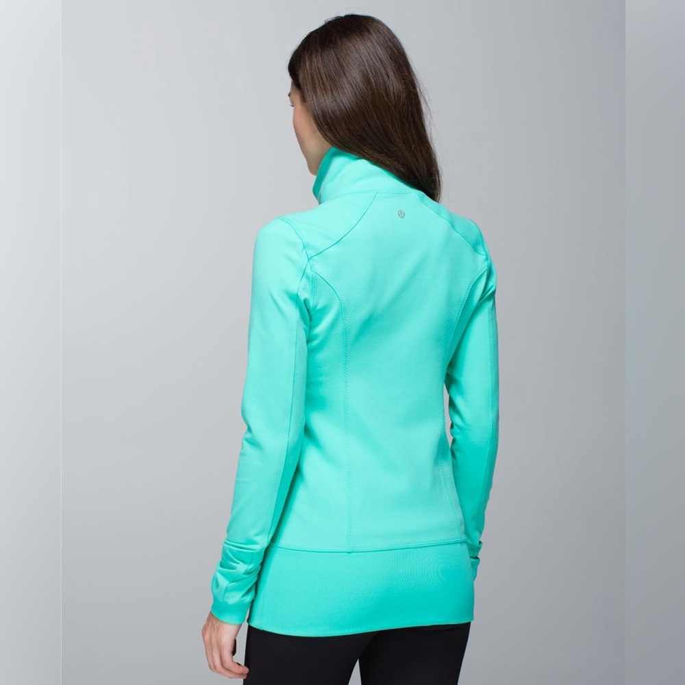 Lululemon Nice Asana Jacket Bali Breeze Size 8 - Picture 2 of 8